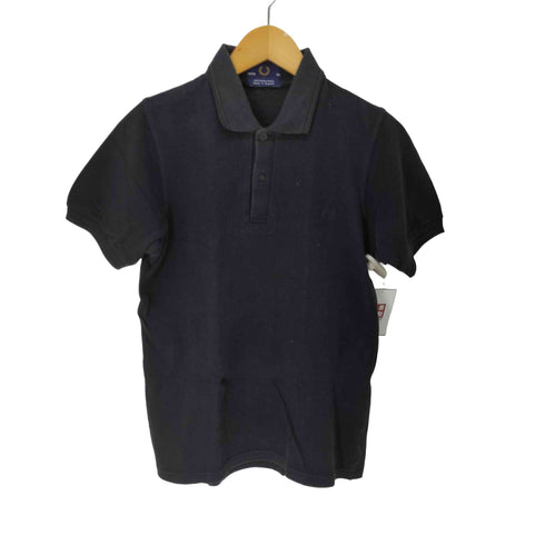 フレッドペリー FRED PERRY 英国製 ロゴ 刺繍 コットンピケ ポロ シャツ メンズ UK:36